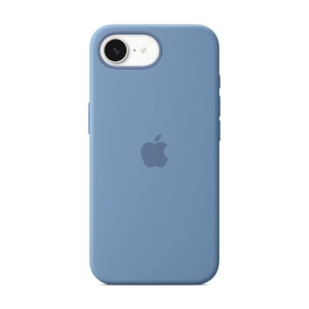 Apple Apple iPhone 16e Silicone Case – Winter Blue | Apple MD3Q4ZM/A