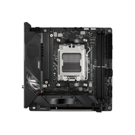 Asus Asus | ROG STRIX B650E-I GAMING WIFI | Processor family AMD | Processor socket AM5 | DDR5 DIMM | Memory slots 2 | Supported hard disk drive interfaces SATA, M.2 | Number of SATA connectors 2 | Chipset AMD B650 | Mini-ITX 90MB1BI0-M0EAY0