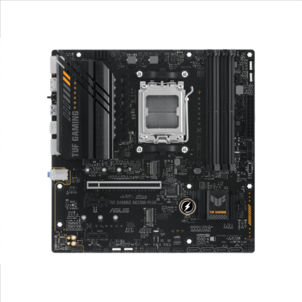 Asus Asus | TUF GAMING A620M-PLUS | Processor family AMD | Processor socket AM5 | DDR5 DIMM | Memory slots 4 | Supported hard disk drive interfaces SATA, M.2 | Number of SATA connectors 4 | Chipset AMD A620 | Micro-ATX 90MB1EZ0-M0EAY0