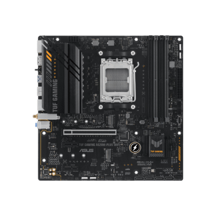 Asus Asus | TUF GAMING A620M-PLUS WIFI | Processor family AMD | Processor socket AM5 | DDR5 DIMM | Memory slots 4 | Supported hard disk drive interfaces SATA, M.2 | Number of SATA connectors 4 | Chipset AMD A620 | Micro-ATX 90MB1F00-M0EAY0