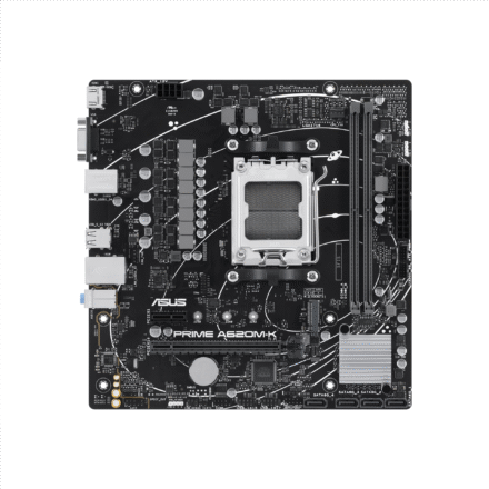 Asus Asus | PRIME A620M-K | Processor family AMD | Processor socket AM5 | DDR5 DIMM | Memory slots 2 | Supported hard disk drive interfaces SATA, M.2 | Number of SATA connectors 4 | Chipset AMD A620 | micro-ATX 90MB1F40-M0EAY0