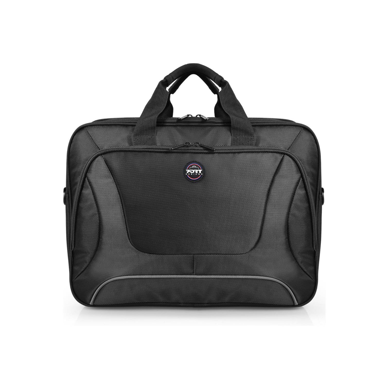 PORT DESIGNS PORT DESIGNS | Courchevel | Fits up to size 15.6 " | Messenger - Briefcase | Black | Shoulder strap 160514