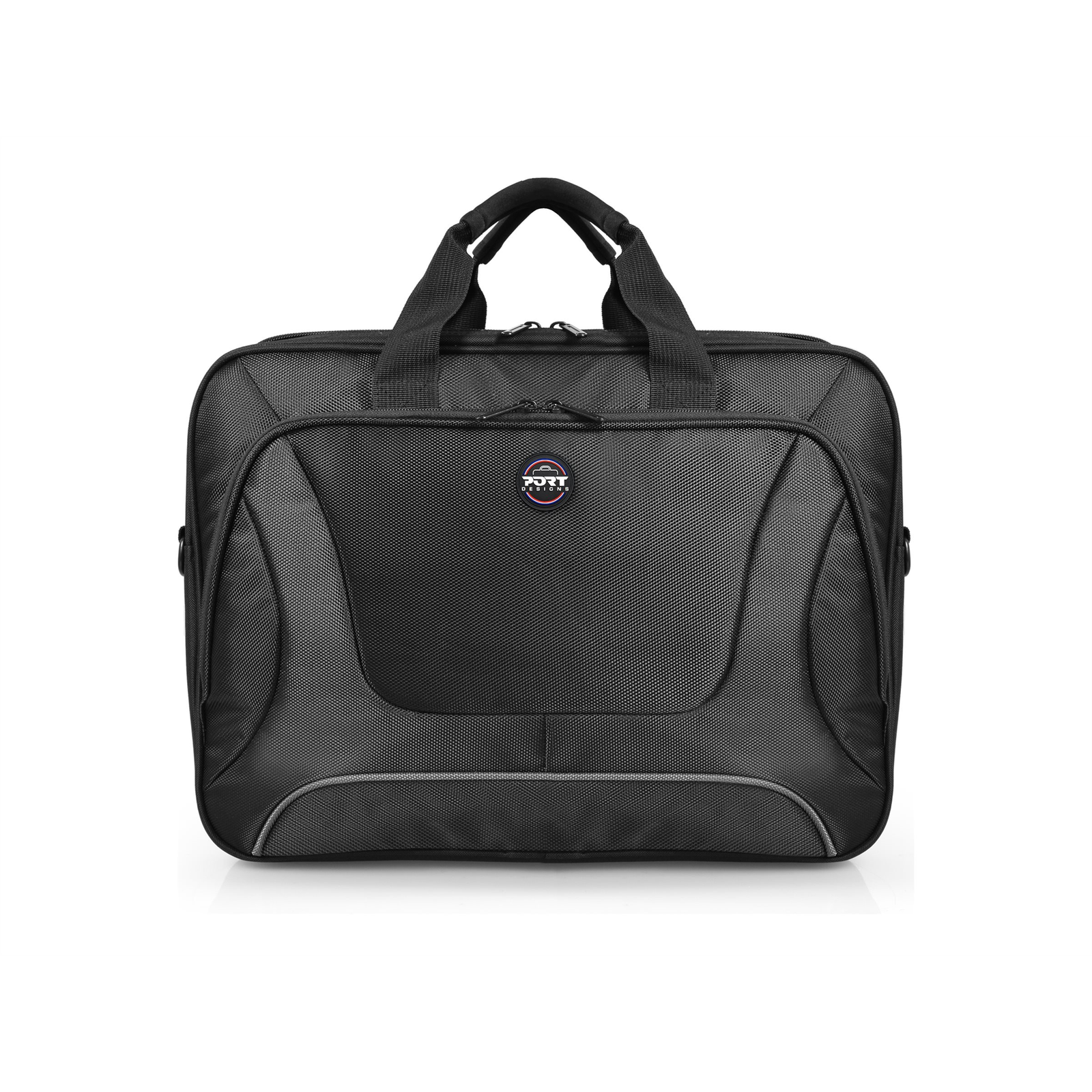 PORT DESIGNS PORT DESIGNS | Courchevel | Fits up to size 15.6 " | Messenger - Briefcase | Black | Shoulder strap 160514