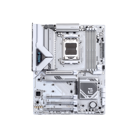 Gigabyte Gigabyte B850 EAGLE ICE | Processor family AMD | Processor socket AM5 | DDR5 | Supported hard disk drive interfaces SATA, M.2 | Number of SATA connectors 4 B850 EAGLE ICE