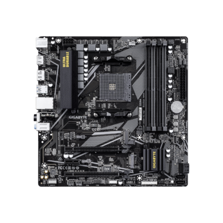 Gigabyte Gigabyte B550M DS3H AC R2 | Processor family AMD | Processor socket AM4 | DDR4 DIMM | Supported hard disk drive interfaces SATA, M.2 | Number of SATA connectors 4 B550M DS3H AC R2