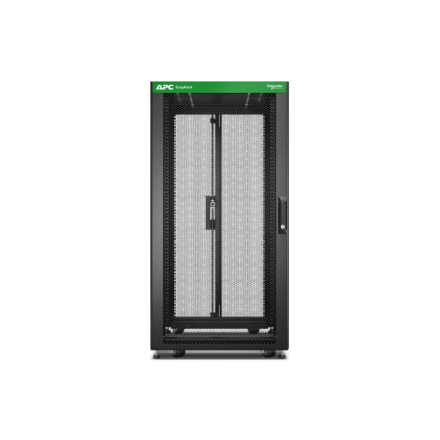 Schneider Electric APC Easy Rack 600mm/24U/1000mm , with Roof, Side panel,castors,feet and 4 Brackets, No Bottom, black | Schneider Electric ER6402
