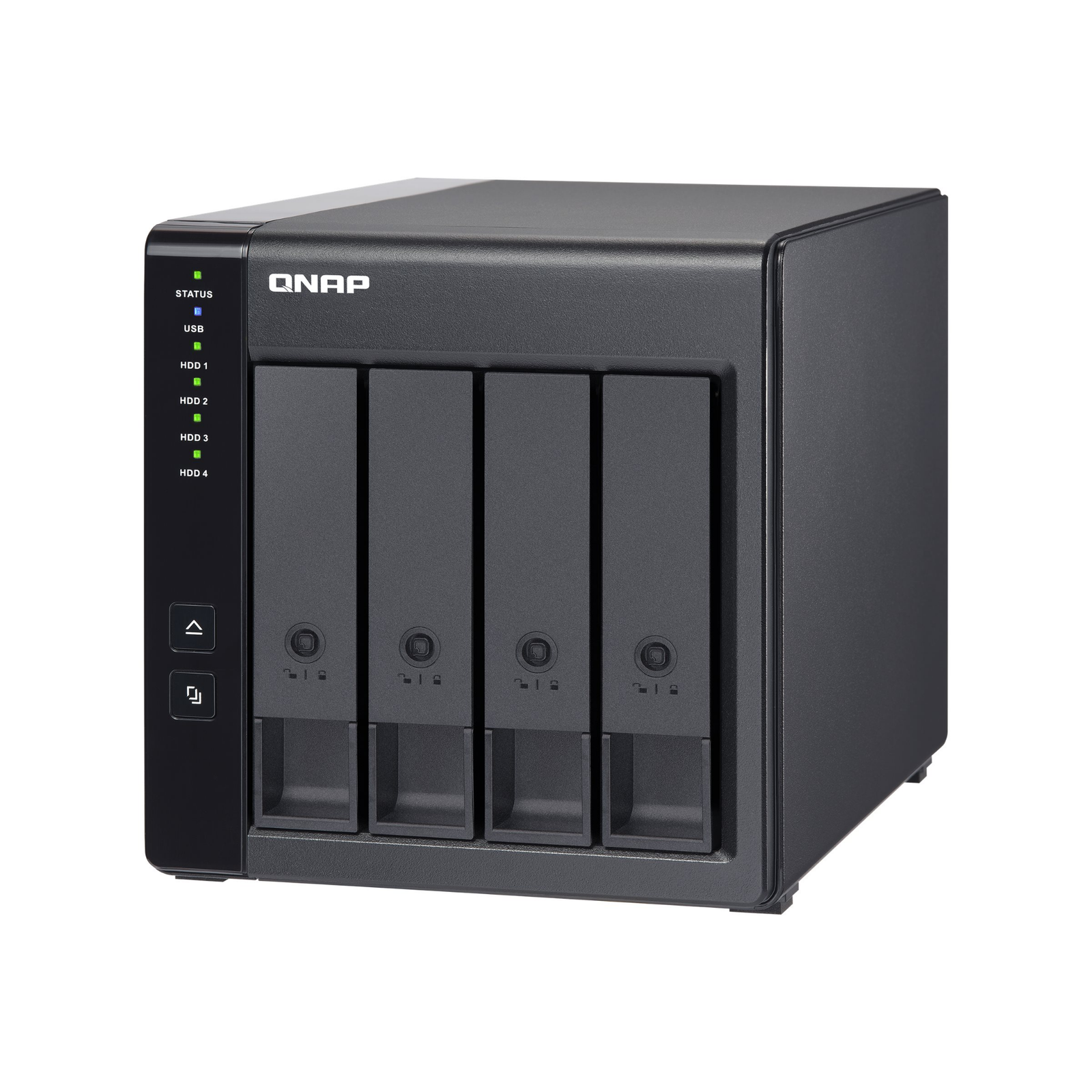 QNAP QNAP | 4-Bay | TR-004 | Up to 4 HDD/SSD Hot-Swap | Micro processor with hardware RAID TR-004