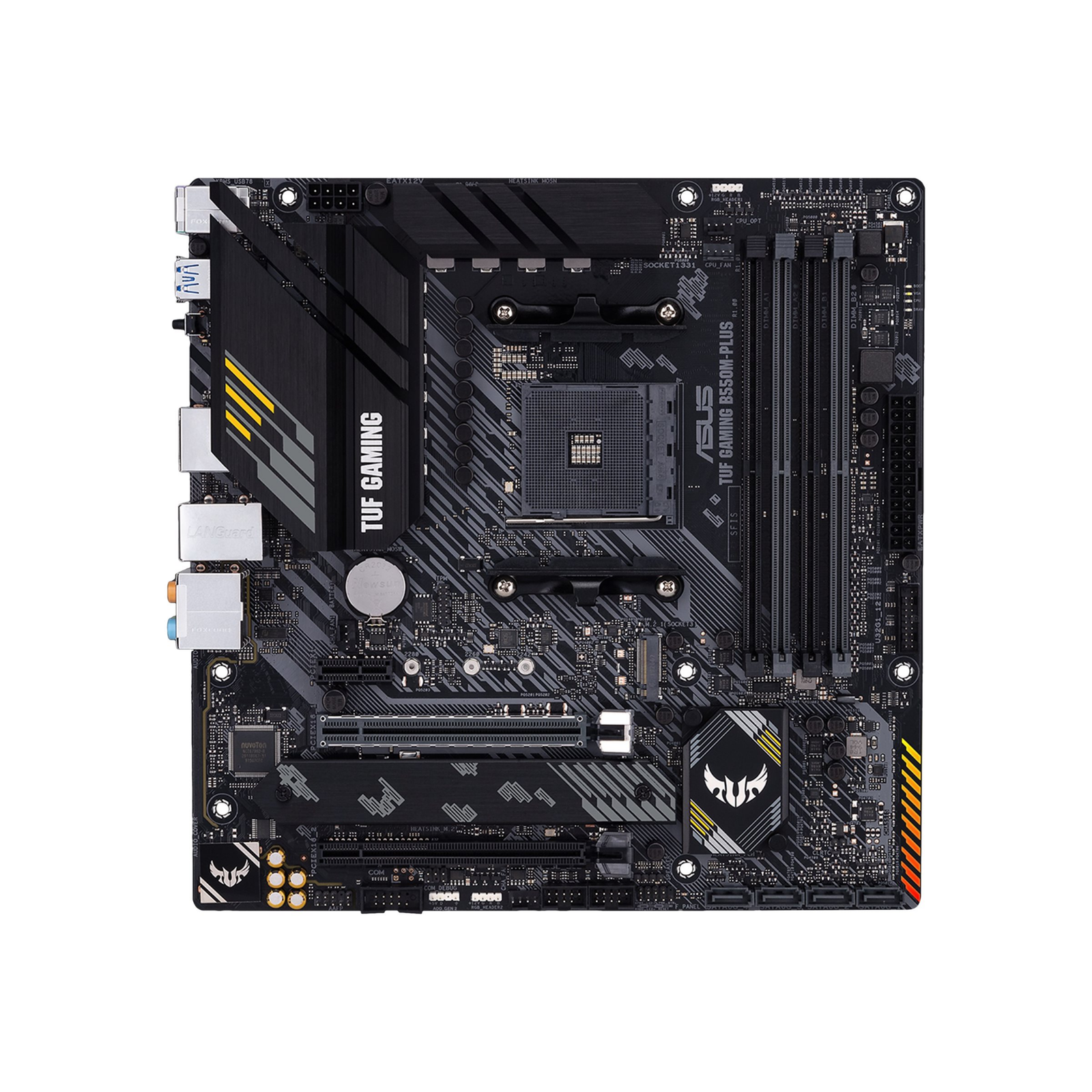 Asus Asus | TUF Gaming B550M-Plus | Processor family AMD | Processor socket AM4 | DDR4 | Memory slots 4 | Chipset AMD B | Micro ATX 90MB14A0-M0EAY0
