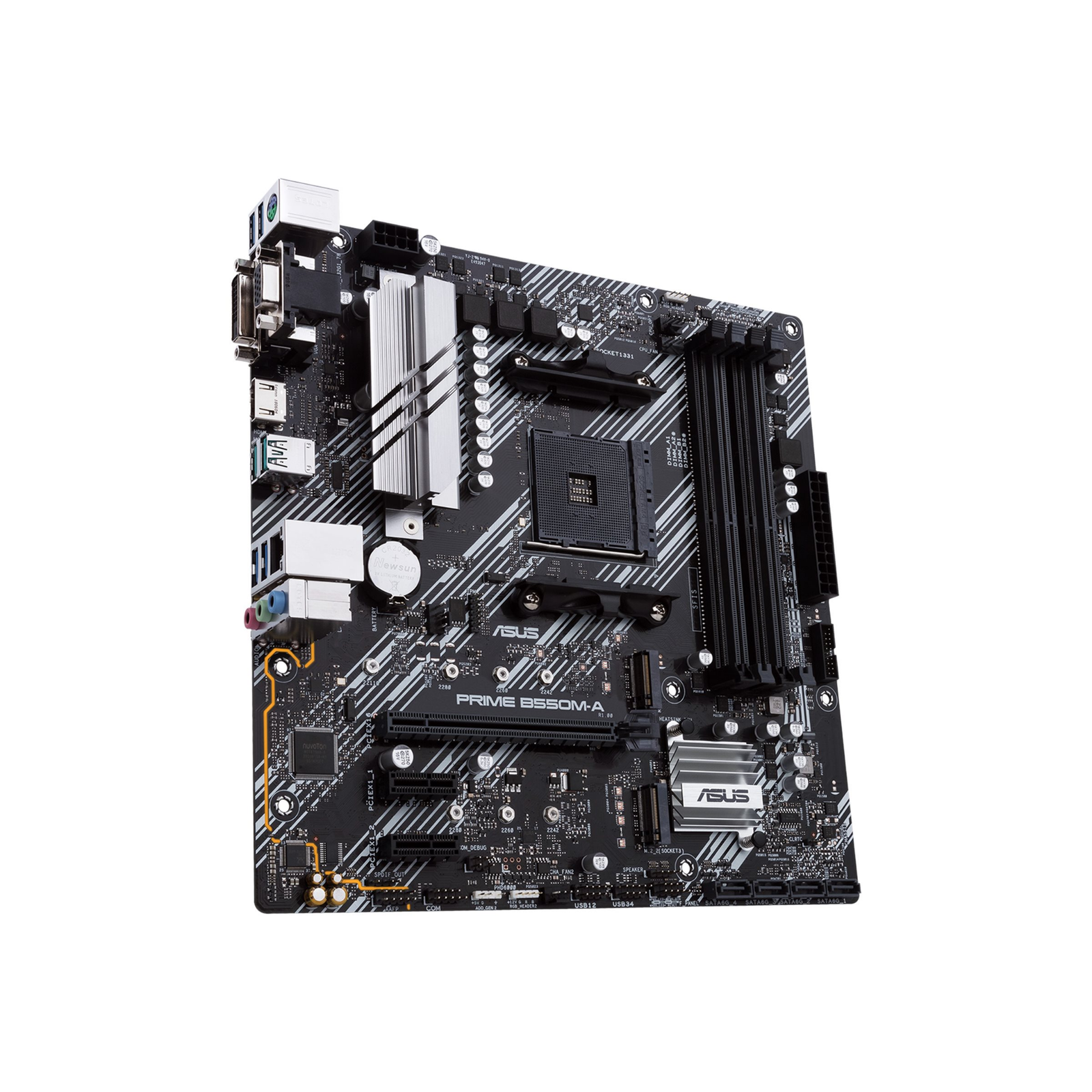 Asus Asus | PRIME B550M-A | Processor family AMD | Processor socket AM4 | DDR4 | Memory slots 4 | Supported hard disk drive interfaces M.2, SATA | Number of SATA connectors 4 | Chipset AMD B | Micro ATX 90MB14I0-M0EAY0