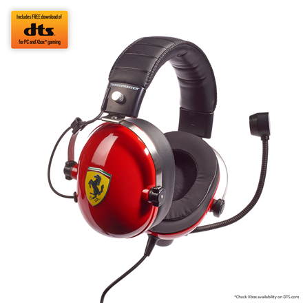 Thrustmaster Thrustmaster | Gaming Headset | DTS T Racing Scuderia Ferrari Edition | Wired | Over-Ear | Red/Black 4060197
