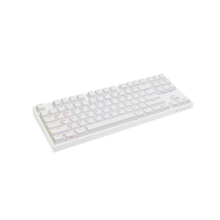 Genesis Genesis | Mechanical Gaming Keyboard | THOR 404 TKL RGB | White | Mechanical Gaming Keyboard | Wired | US | USB Type-A | 1005 g | Gateron Yellow Pro NKG-2070