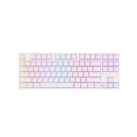 Genesis Genesis | Mechanical Gaming Keyboard | THOR 404 TKL RGB | White | Mechanical Gaming Keyboard | Wired | US | USB Type-A | 1005 g | Kailh Box Brown V2 NKG-2072