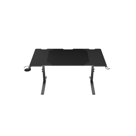 Genesis Genesis | Modular Gaming Desk | Holm 140 RGB | Anthracite Black NDS-2249