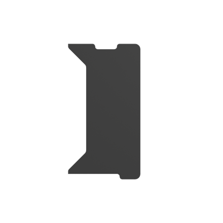 Genesis Genesis | Holm Modular Side Desk Top Right 40cm | NDS-2279 | Anthracite Black NDS-2279