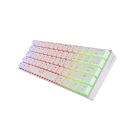 Genesis Genesis THOR 660 G2 | Gaming keyboard | Wireless/Wired | US | White | 2.4 GHz, Bluetooth, USB | Linear NKG-1917