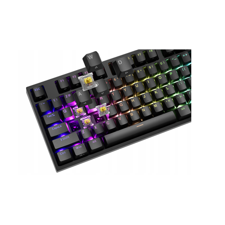 Genesis Genesis | THOR 404 | Wired | US | Black | USB Type-A | Gateron Yellow Pro NKG-2297