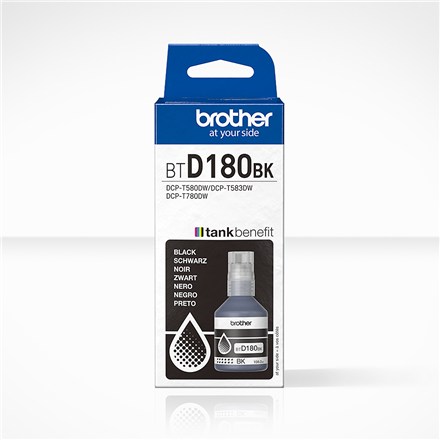 Brother Brother BTD180BK | Ink Bottle | Black BTD180BK