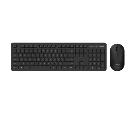 Asus Asus CW100 | Keyboard and Mouse Set | Wireless | Russian | Black | RF 2.4GHz 90XB0700-BKM0V0