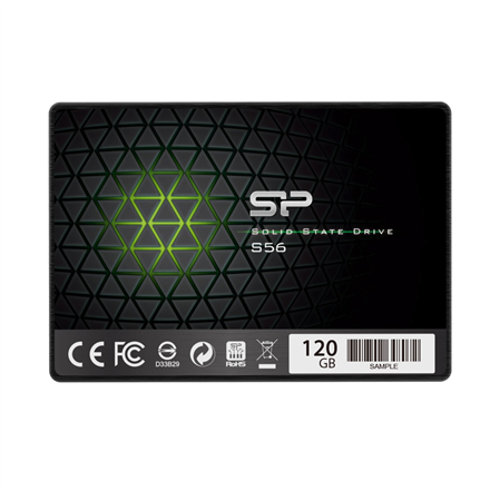 Silicon Power Silicon Power | S56 | 120 GB | SSD form factor 2.5" | Solid-state drive interface SATA | Read speed 460 MB/s | Write speed 360 MB/s SP120GBSS3S56B25