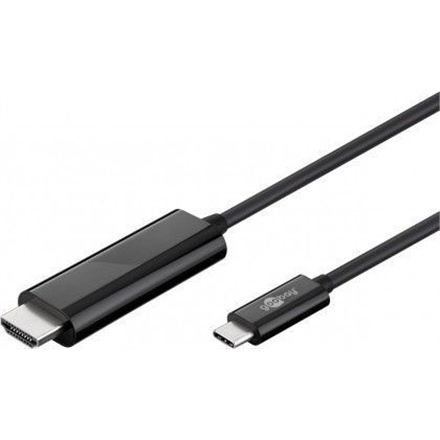 Goobay Goobay | USB-C HDMI adapter cable (4k 60 Hz) | USB-C male | HDMI male (type A) | USB-C to HDMI | 1.8 m 77528