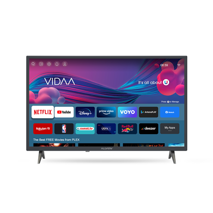 Allview Allview | 32iPlay6000-H | 32" (81 cm) | Smart TV | VIDAA | HD | Black 32iPlay6000-H