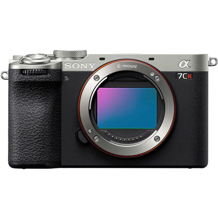 Sony Sony | Full-Frame Camera | Alpha A7CR | Mirrorless Camera body | 61 MP | ISO sensitivity (max) 102400 | Video recording | Wi-Fi | Fast Hybrid AF | Magnification 0.70 x | Viewfinder | CMOS | Silver ILCE7CRS.CEC