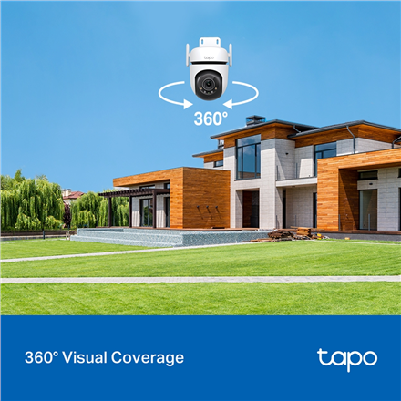 TP-LINK TP-LINK | Pan/Tilt Security Wi-Fi Camera | Tapo C520WS | Dome | 4 MP | 3.18 mm/F1.6 | IP66 | H.264 | MicroSD, up to 512 GB Tapo C520WS