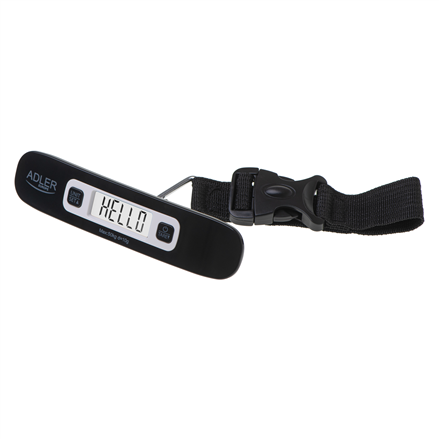 Adler Adler | Travel Luggage Scale | AD 8190 | Auto power off | Maximum weight (capacity) 50 kg | Low Battery Indicator; Overload Indicator; Measurement Range: From 50g to 50kg AD 8190