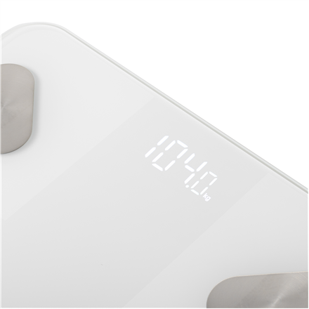 Adler Adler | Smart Bathroom Scale | AD 8186w | Auto power off | Body fat analysis | Body Mass Index (BMI) measuring | Bone mass analysis | Maximum weight (capacity) 180 kg | Memory function | Multiple users | Bluetooth 4.2; Tempered Glass Platform: 6 mm; Overload/Low Battery Indicator AD 8186w