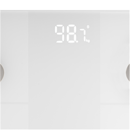 Adler Adler | Smart Bathroom Scale | AD 8186w | Auto power off | Body fat analysis | Body Mass Index (BMI) measuring | Bone mass analysis | Maximum weight (capacity) 180 kg | Memory function | Multiple users | Bluetooth 4.2; Tempered Glass Platform: 6 mm; Overload/Low Battery Indicator AD 8186w