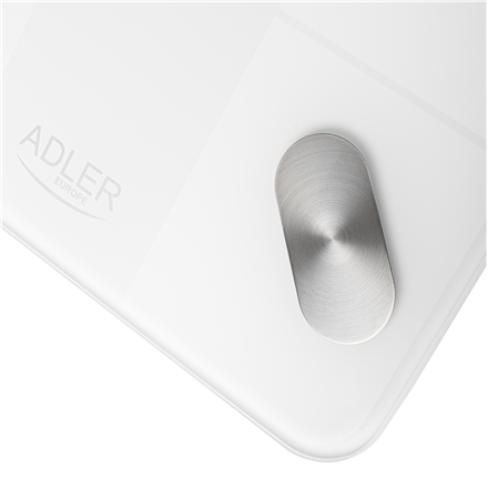 Adler Adler | Smart Bathroom Scale | AD 8186w | Auto power off | Body fat analysis | Body Mass Index (BMI) measuring | Bone mass analysis | Maximum weight (capacity) 180 kg | Memory function | Multiple users | Bluetooth 4.2; Tempered Glass Platform: 6 mm; Overload/Low Battery Indicator AD 8186w