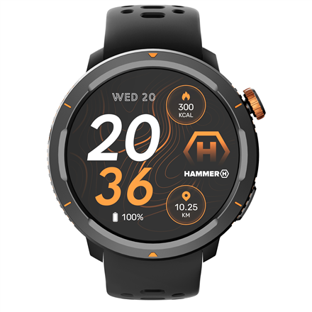 Hammer Hammer Watch 2 Lite | Smart watch | AMOLED | 1.43" | Waterproof | Black SMA002930