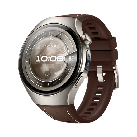 Huawei Huawei Watch 5 (46mm) | Smart watch | AMOLED | 1.5 inches | Waterproof | Brown 55020EVY