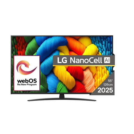 LG LG 55NANO81A3A | 55 | Smart TV | webOS 25 | UHD 55NANO81A3A