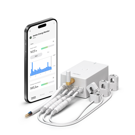 AEOTEC AEOTEC Home Energy Meter 8 - Three Clamps 60A, Z-Wave AEOEZWA046C3A60
