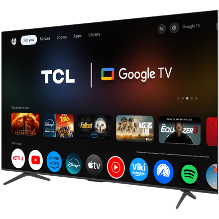 TCL TCL 4K QLED TV | 75T8C | 75 | Smart TV | Google TV | Black 75T8C