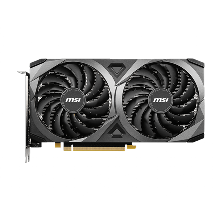 MSI MSI | GeForce RTX 3060 VENTUS 2X 12G OC | NVIDIA | 12 GB | GeForce RTX 3060 | GDDR6 | HDMI ports quantity 1 | PCI Express 4.0 | Memory clock speed 1807 MHz GeForce RTX 3060 VENTUS 2X 12G OC