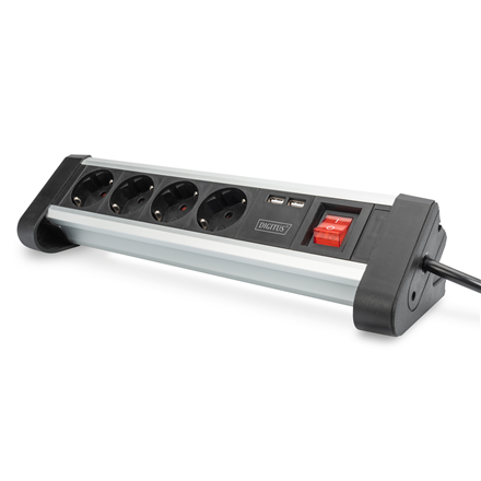 Digitus Digitus | Office Power Strip | DA-70614 | Silver/Black DA-70614