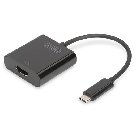 Digitus Digitus | USB Type-C to HDMI Adapter | DA-70852 | Black | USB Type-C | 0.15 m DA-70852