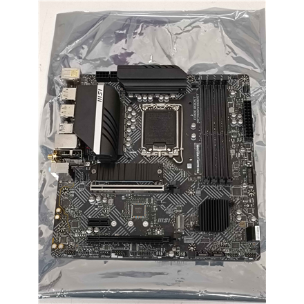 MSI SALE OUT. MSI PRO B660M-A WIFI DDR4 | MSI | PRO B660M-A WIFI DDR4 | Processor family Intel | Processor socket LGA1700 | DDR4 DIMM | Memory slots 4 | Supported hard disk drive interfaces SATA, M.2 | Number of SATA connectors 4 | Chipset Intel B660 | MATX | USED, REFURBISHED, WITHOUT ACCESSORIES, ONLY BACKPANEL AND ANTENNAS INCLUDED PRO B660M-A WIFI DDR4SO