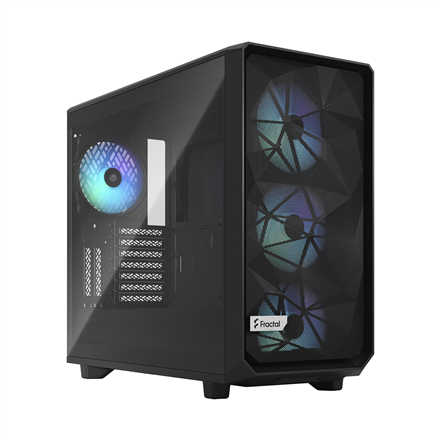 Fractal Design Fractal Design | Meshify 2 RGB TG Light Tint | Side window | Black | E-ATX | Power supply included No | ATX FD-C-MES2A-06
