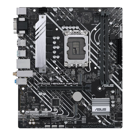 Asus Asus | PRIME H610M-A WIFI D4 | Processor family Intel | Processor socket LGA1700 | DDR4 DIMM | Memory slots 2 | Supported hard disk drive interfaces SATA, M.2 | Number of SATA connectors 4 | Chipset Intel H610 | mATX 90MB1C80-M0EAY0