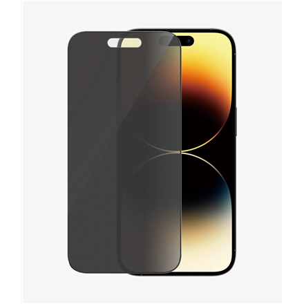 PanzerGlass PanzerGlass | Screen protector | Apple | iPhone 14 Pro | Glass | Black | Ultra-Wide Fit; Easy installation; Privacy Filter; Fingerprint resistant | Privacy P2784