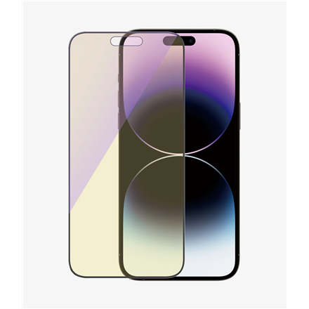 PanzerGlass PanzerGlass | Screen protector | Apple | iPhone 14 Pro Max | Glass | Black | Ultra-Wide Fit; Scratch resistant; Shock resistant; Easy installation; Anti-blue light; Eye protection; Diamond strength; Antibacterial; Fingerprint resistant | Anti-blue Light 2794