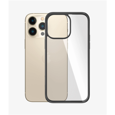 PanzerGlass PanzerGlass | ClearCase with Black Frame | Case | Apple | iPhone 14 Pro Max | Black | Military grade standard; Scratch resistant; Shock resistant; Antibacterial; 100% recycled frame material 0408