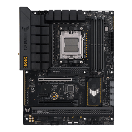 Asus Asus | TUF GAMING B650-PLUS WIFI | Processor family AMD | Processor socket AM5 | DDR5 DIMM | Memory slots 4 | Supported hard disk drive interfaces SATA, M.2 | Number of SATA connectors 4 | Chipset AMD B650 | ATX 90MB1BZ0-M0EAY0