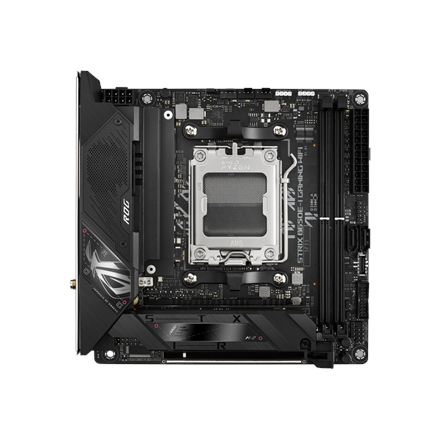 Asus Asus | ROG STRIX B650E-I GAMING WIFI | Processor family AMD | Processor socket AM5 | DDR5 DIMM | Memory slots 2 | Supported hard disk drive interfaces SATA, M.2 | Number of SATA connectors 2 | Chipset AMD B650 | Mini-ITX 90MB1BI0-M0EAY0