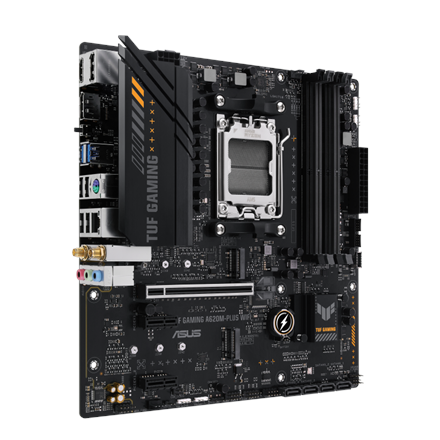 Asus Asus | TUF GAMING A620M-PLUS WIFI | Processor family AMD | Processor socket AM5 | DDR5 DIMM | Memory slots 4 | Supported hard disk drive interfaces SATA, M.2 | Number of SATA connectors 4 | Chipset AMD A620 | Micro-ATX 90MB1F00-M0EAY0