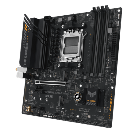 Asus Asus | TUF GAMING A620M-PLUS WIFI | Processor family AMD | Processor socket AM5 | DDR5 DIMM | Memory slots 4 | Supported hard disk drive interfaces SATA, M.2 | Number of SATA connectors 4 | Chipset AMD A620 | Micro-ATX 90MB1F00-M0EAY0