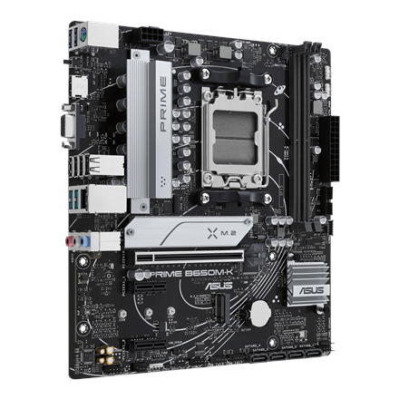 Asus Asus | PRIME B650M-K | Processor family AMD | Processor socket AM5 | DDR5 | Supported hard disk drive interfaces SATA, M.2 | Number of SATA connectors 4 90MB1F60-M0EAY0